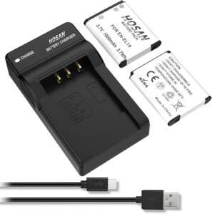 EN-EL19 純正互換 バッテリー 2個 + USB充電器