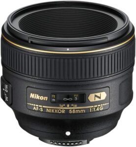 Nikon 単焦点レンズ AF-S NIKKOR 58mm f/1.4G Fマウント