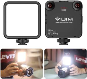 Ulanzi VL-81 LEDビデオライト 小型 充電式 3000mAh
