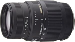 SIGMA 望遠ズームレンズ 70-300mm F4-5.6 DG MACRO キヤノン用
