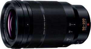 パナソニック(Panasonic) ズームレンズ マイクロフォーサーズ用 ライカ DG VARIO-ELMARIT 50-200mm/F2.8-4.0 ASPH./POWER O.I.S. H-ES50200